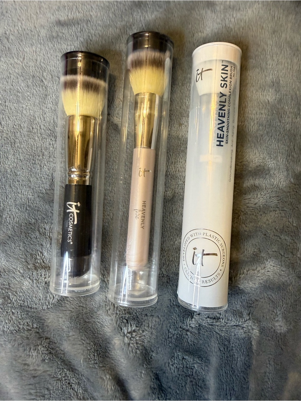 Bundle of 3 IT Cosmetics Foundation & Complexion Makeup Brushes New